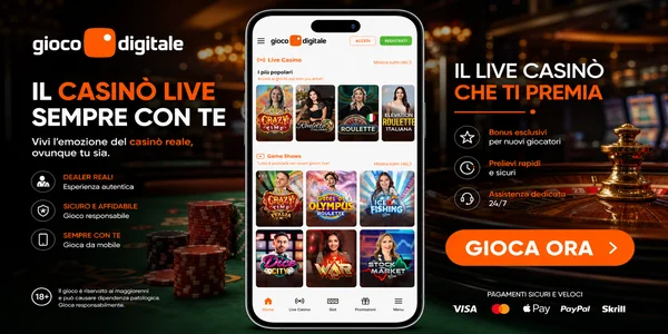 Gioco Digitale: il casino online ADM con oltre 2.400 giochi
